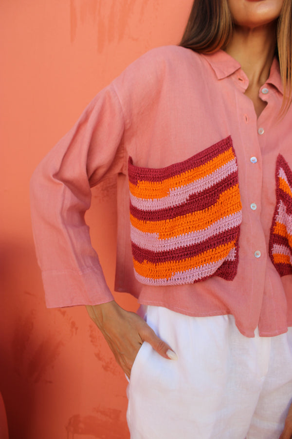 Manga Rosa Blouse
