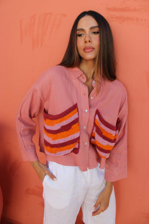 Manga Rosa Blouse