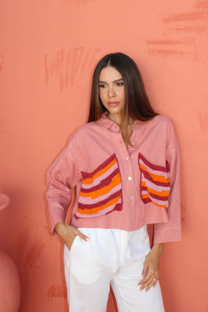 Manga Rosa Blouse