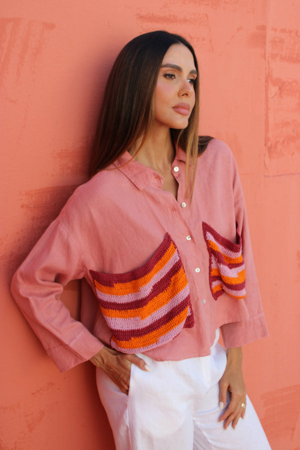 Manga Rosa Blouse